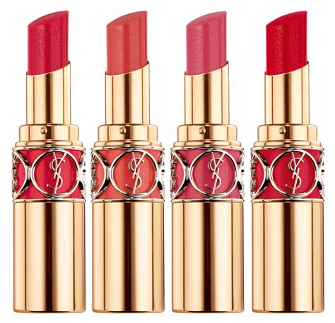 ysl rouge volupte shine coral|ysl lipstick colours.